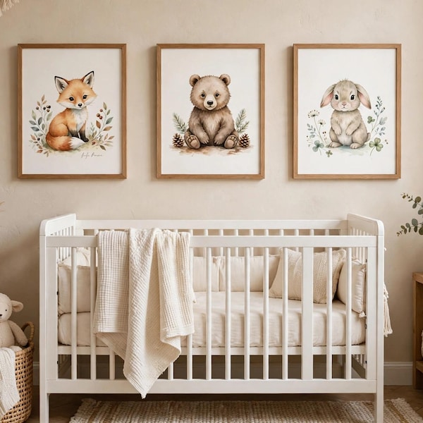 Woodland Nursery Wall Art