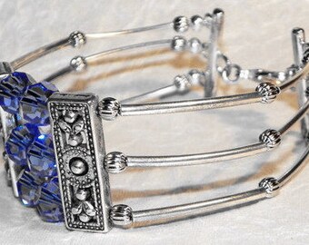 Swarovski Royal Blue Crystal Bracelet