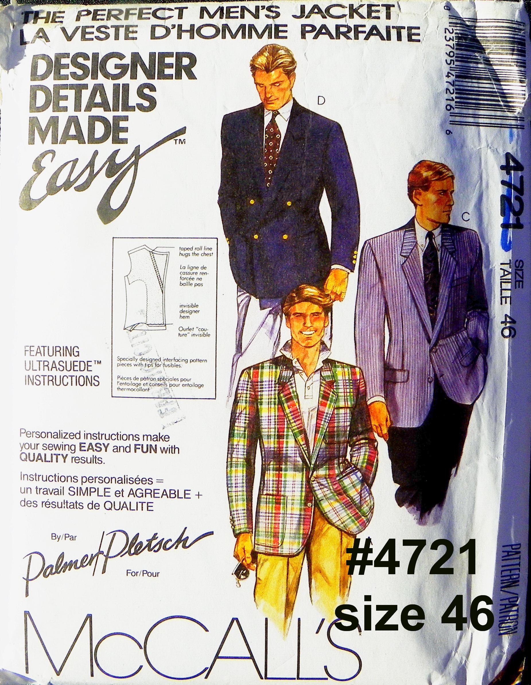 Men's Paper Sewing Pattern, Burba, Mccall's, Simplicty (bin 2) - Etsy