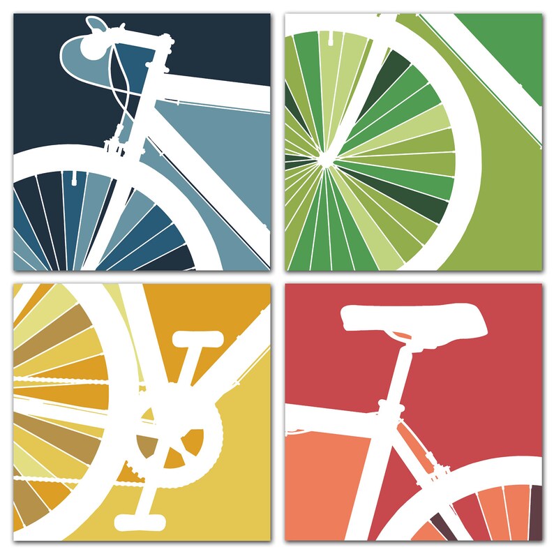 bicycle canvas art