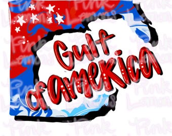 Gulf of America Sticker: Patriotic USA Design (Digital Design)