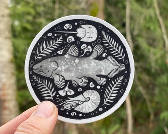 Oude vinylsticker
