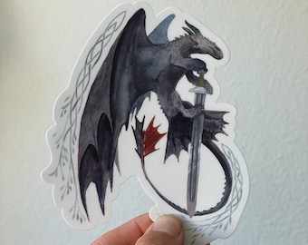 Adesivo in vinile di Dragon Trainer Sdentato