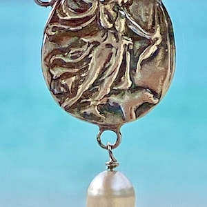 Diana the Huntress Necklace, Artemis, Mythology, Sterling Silver.