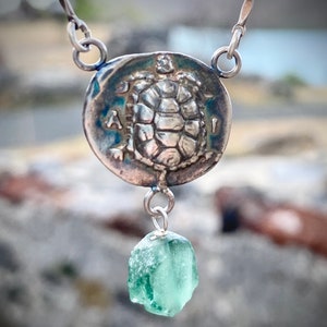 Ancient Turtle Coin Necklace image 4