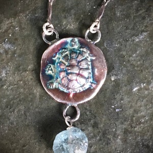 Ancient Turtle Coin Necklace image 2