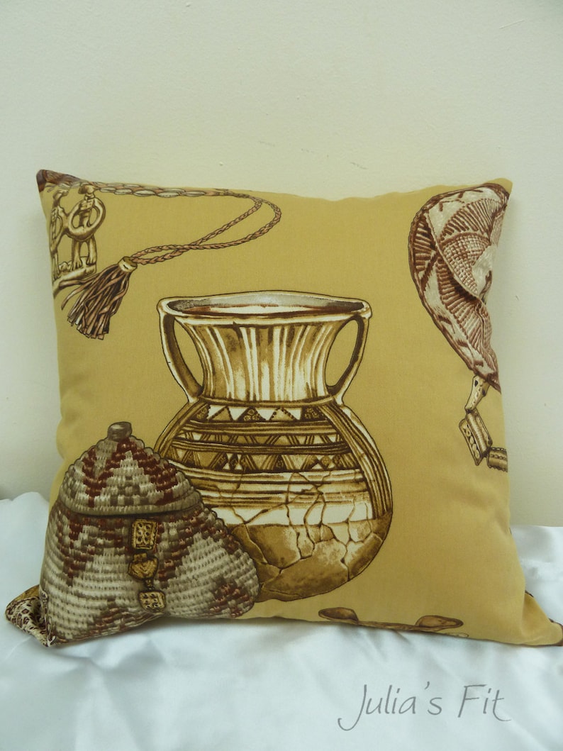 Jewelry Pillows Vintage Inspired Print Set of Two 2 Covers Etsy