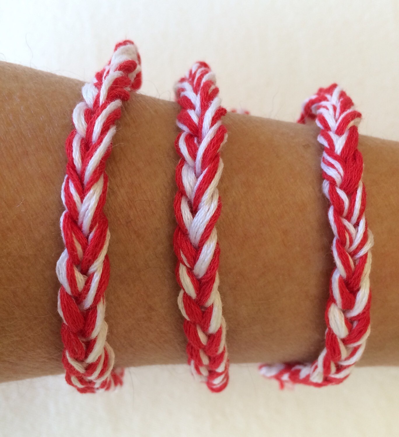 Crochet Friendship Bracelets Tie Dyed Bracelets Woven Etsy