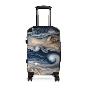 NASAをテーマにしたスーツケース - 木星に最も近い景色を捉えた旅行者用スーツケース、宇宙をテーマにした機内持ち込み用宇宙飛行士ギフト