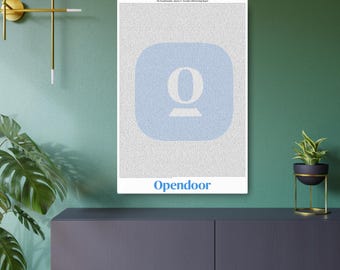 Opendoor Stock November 2025 Q3 Earnings Report Software Company AI Transition Art METAL PANEL Variant