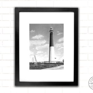 Barnegat Licht Bleistift Zeichnung Print