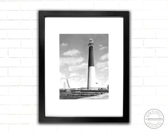 Barnegat Light Pencil Drawing Print
