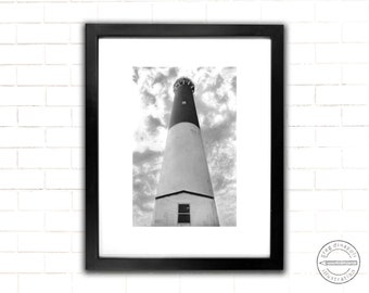 Standing Tall - Barnegat Lighthouse Pencil Drawing Print