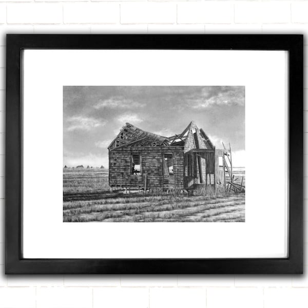 The Shack - Pencil Drawing Print of the Long Beach Island Shack