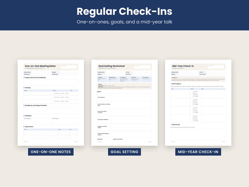 HR Forms Bundle for Managers, 17 Templates, Onboarding, Performance ...