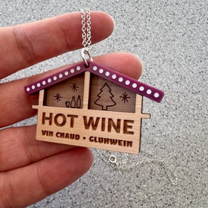 Mulled Wine Christmas Market Necklace