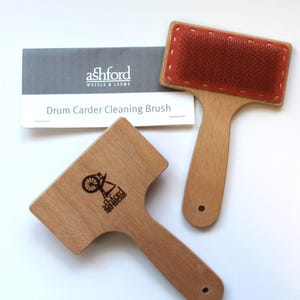 Drum Carder Cleaning Brush Ashford Wool Spinning Fiber Drumcarder Handcards Flick Carder Flicker Carding Brushes