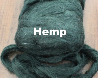 Hemp Spinning Fiber Top for Spinning Felting or Doll Hair Fiber Bast Fiber Fibers Strick Plant Fibers Linen Vegan