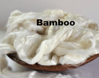 Bamboo undyed bare Combed Top Plant Spinning Cellulose Fiber Roving white