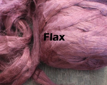 Flax Top for Spinning Felting or Doll Hair Fiber Bast Fiber Fibers Flax Strick Plant Fibers Linen Vegan