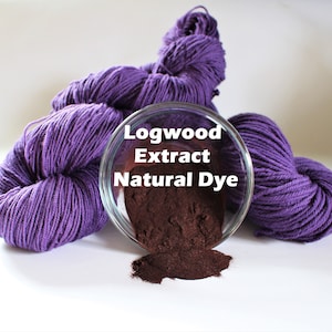 Logwood Extract Powder Natural Plant Dye for Yarn Protein Dyes Earth Friendly Dyeing