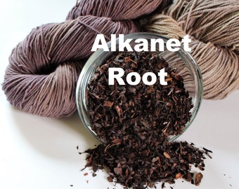 Alkanet Root alkanna tinctoria dyer's alkanet Whole Natural Plant Dye for Yarn Protein Dyes Earth Friendly Fiber Wool Silk ratanjot