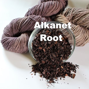 Alkanet Root alkanna tinctoria dyer&#39;s alkanet Whole Natural Plant Dye for Yarn Protein Dyes Earth Friendly Fiber Wool Silk ratanjot