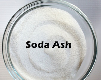 Soda Ash (Sodium Carbonate) for Natural Plant Dyeing or Scouring Yarn Cellulose Fibers Washing Soda Crystals
