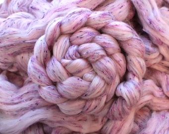 Tweed Merino &#39;Eye Candy&#39; Wool Combed Top Roving Dyed Wool Spinning Fiber