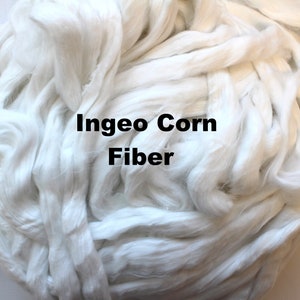 May include: White Ingeo corn fiber, a sustainable and biodegradable material.