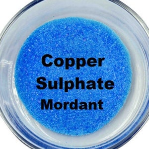 Copper Sulphate Mordant for Natural Plant Dye for Yarn Protein Dyes Fiber Mordent Wool Silk Dyeing Printing