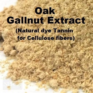 Oak Gallnut Extract Tannin for Natural Dyeing, Plant Dye Cellulose Plant Fibers