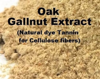 Oak Gallnut Extract Tannin for Natural Dyeing, Plant Dye Cellulose Plant Fibers