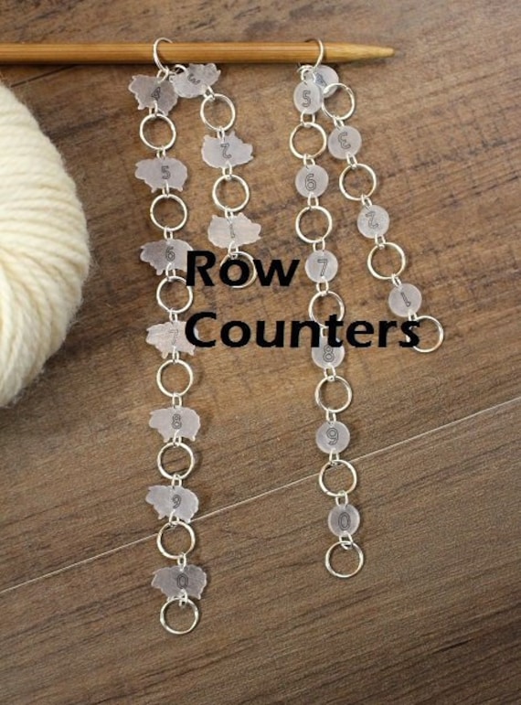 Numbered Counting Stitch Markers Knitters Helper Number Pattern