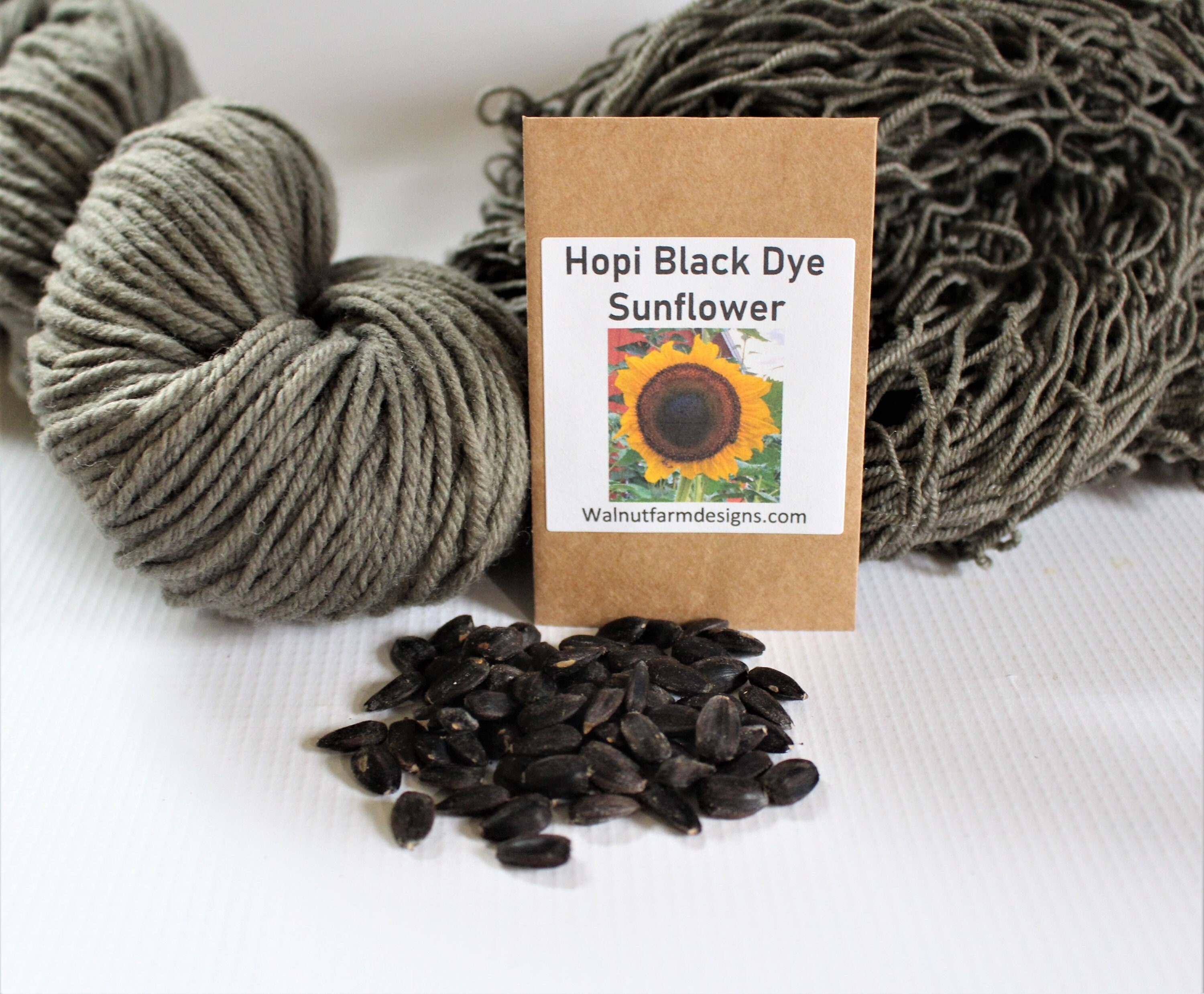 Hopi Black Dye Sunflower Seed natural dye plant - Etsy 日本