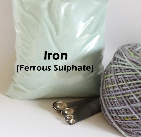 Mordant Color Changer Natural Dyes Ferrous Sulfate 2 ounce package Copperas Iron