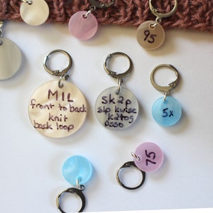 Erasable Pattern Reminder Stitch Markers Knitters Helper Knitting ...