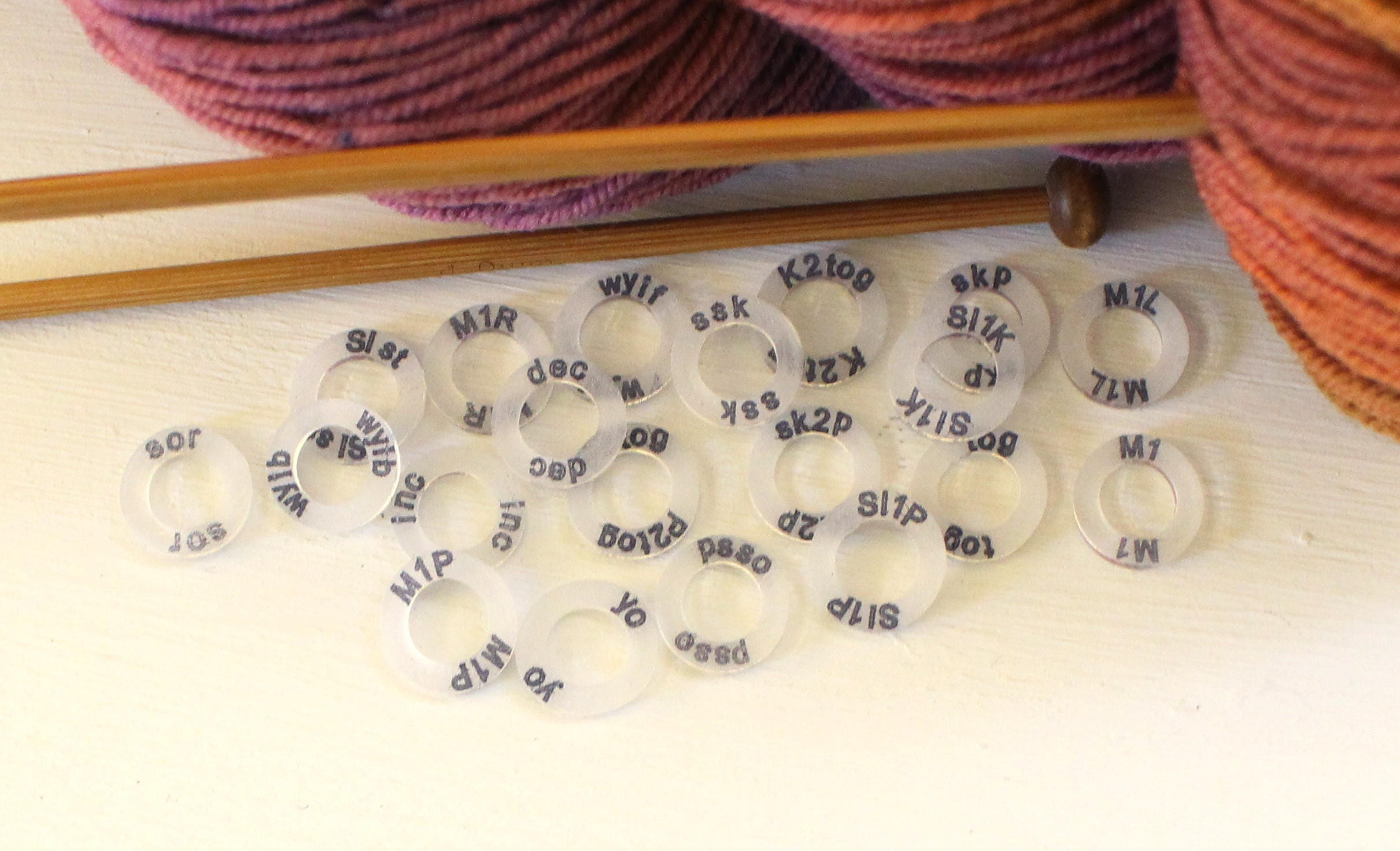 Pattern Reminder Knitters Helper Knitting Reminder Stitch Marker ...
