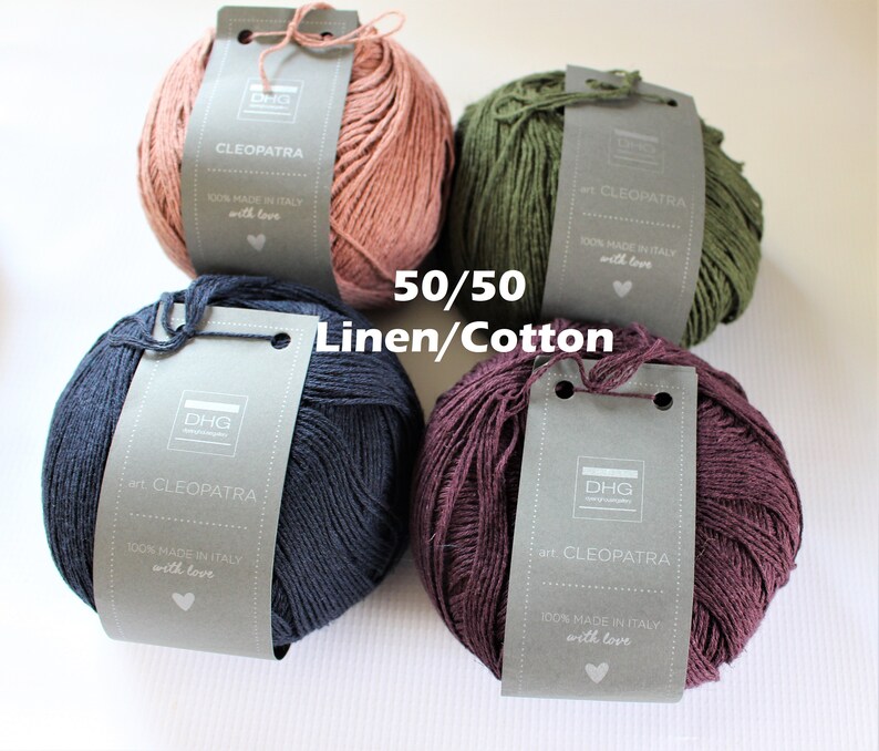 Cotton Linen Yarn Fingering Weight Flax Summer Lightweight Etsy