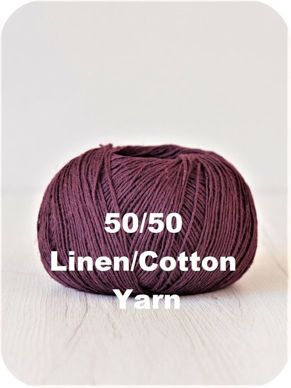 Dry Spun 2 Ply Linen Cotton Blend Yarn, For Weaving, Count: 30 at