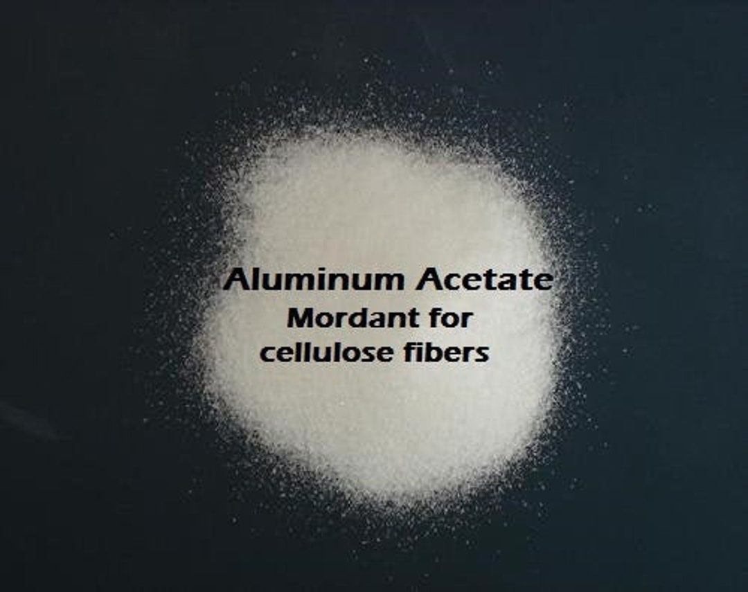 Aluminum Acetate Mordant 2 4 8oz for Natural Cellulose Bast Plant Dye