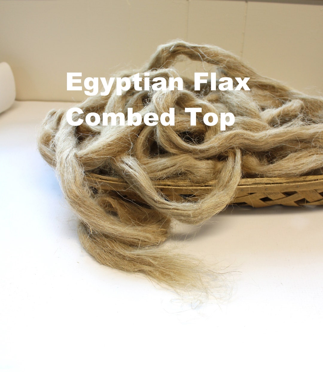 Egyptian Flax Top for Spinning Felting or Doll Hair Fiber Bast Fiber