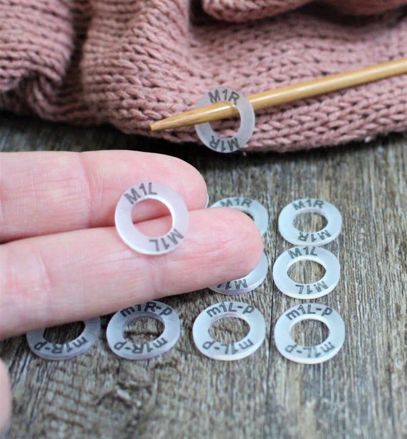 Raglan Sweater Increase Pattern Reminder Stitch Marker Knitters Helper ...