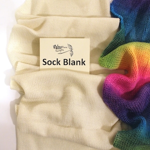 Single or Double Strand Sock Blank Yarn Blank Undyed Yarn Sock Yarn Fingering Wool Nylon