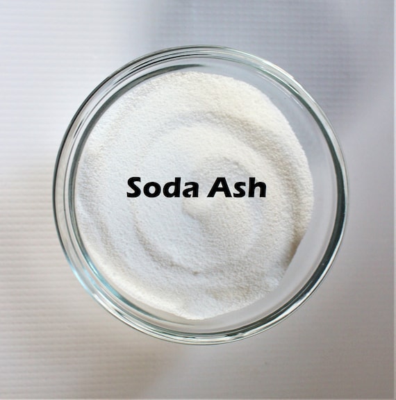 Soda Ash (Sodium Carbonate) for Natural Plant Dyeing or Scouring Yarn Cellulose Fibers Washing Soda Crystals