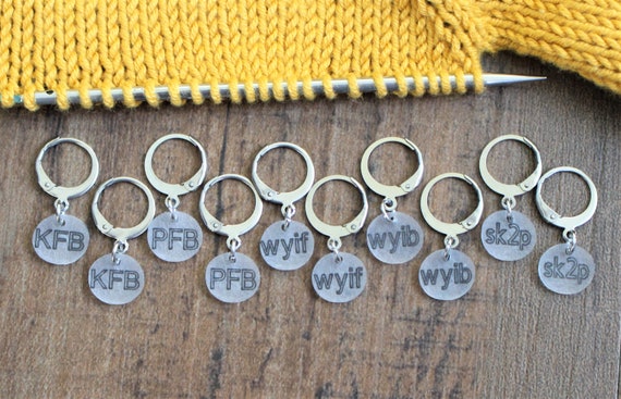 Numbered Counting Stitch Markers Knitters Helper Number Pattern