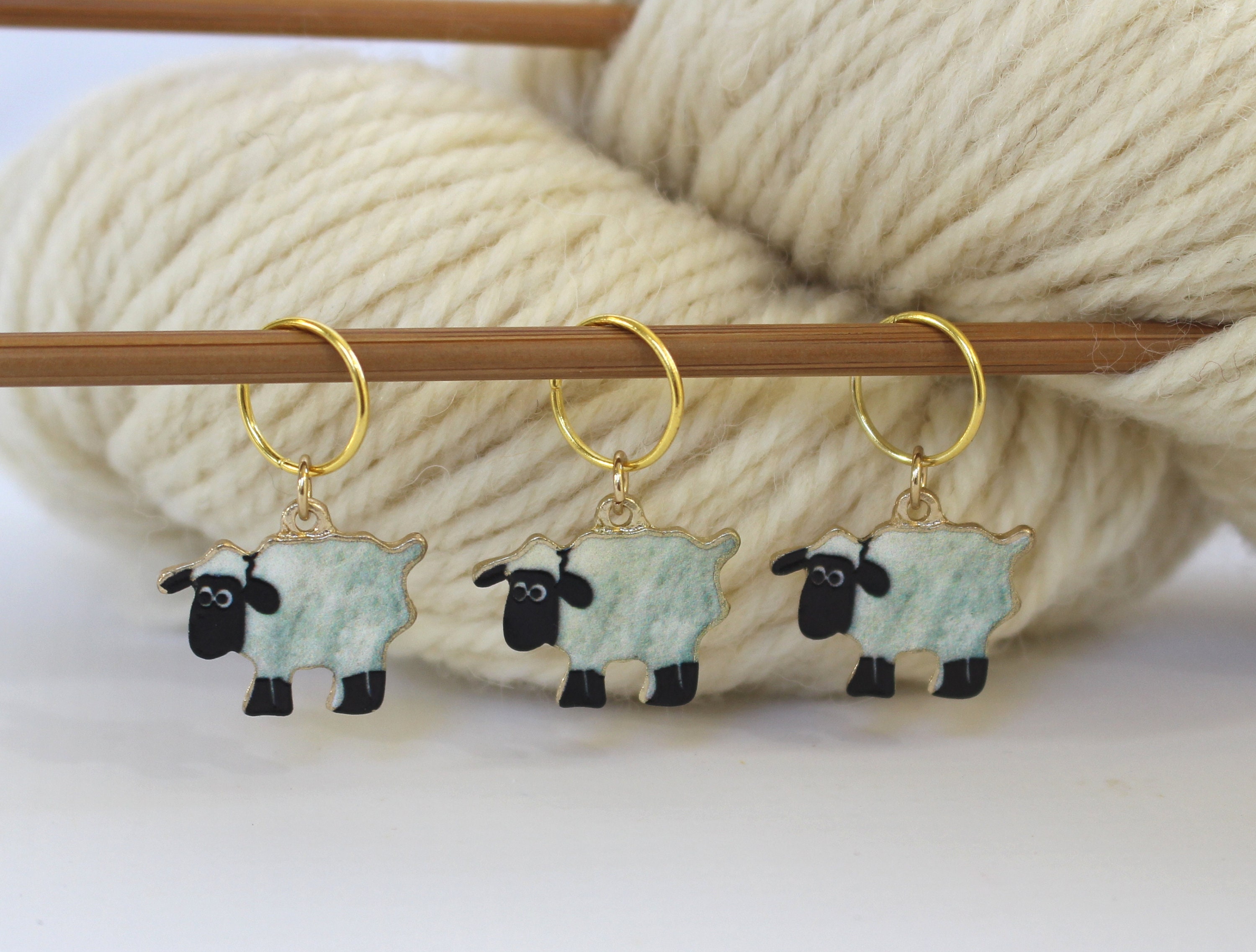  Sheep Stitch Markers for Knitting with Storage Case