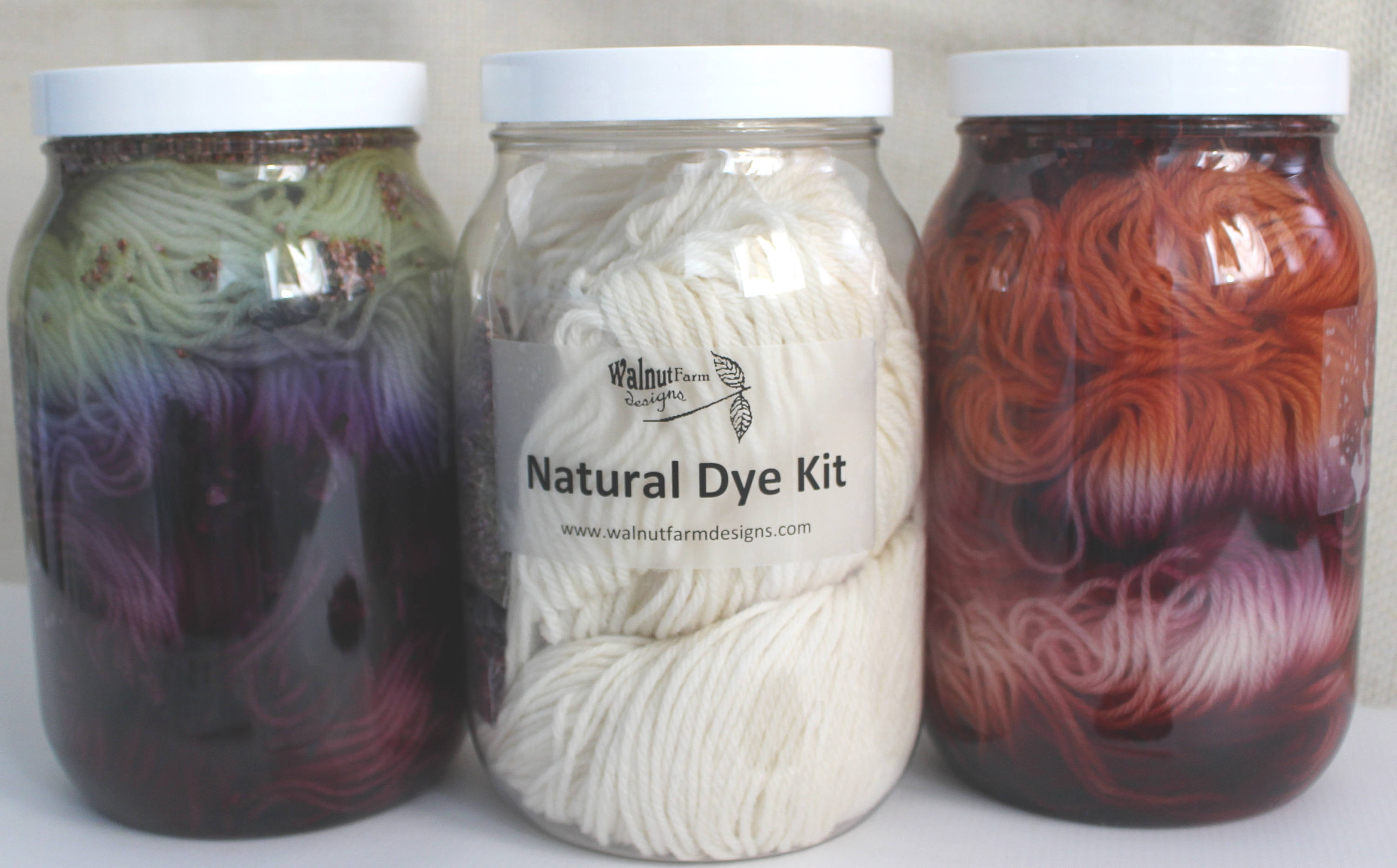 Natural Dye Kit for Solar Yarn Dyeing with Natural Plant Dyes Etsy