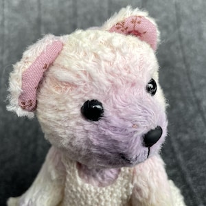 OOAK &quot;Scoop&quot; An Earnest Bear by Tabbyclouds  ( Mohair Artist Collector Teddy )