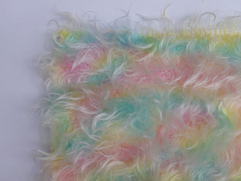 Hand dyed Helmbold Whispy fur fabric Joyce